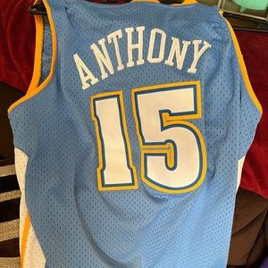 Denver-Nuggets Anthony Light blue Lg Jersey new